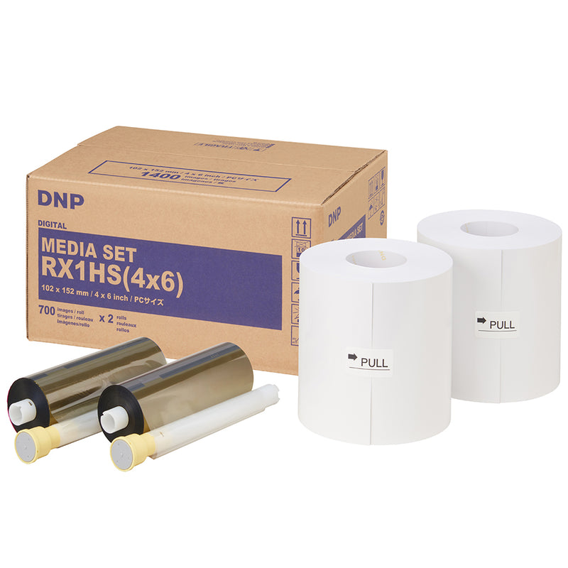 Afbeelding laden in galerijviewer, DNP Standaard Papier DSRX1HS-4X6 2 Rol � 700 St. 10x15 voor DS-RX1HS