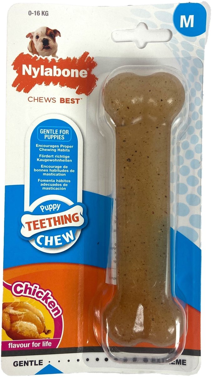 Afbeelding laden in galerijviewer, Nylabone puppy chew kipsmaak
