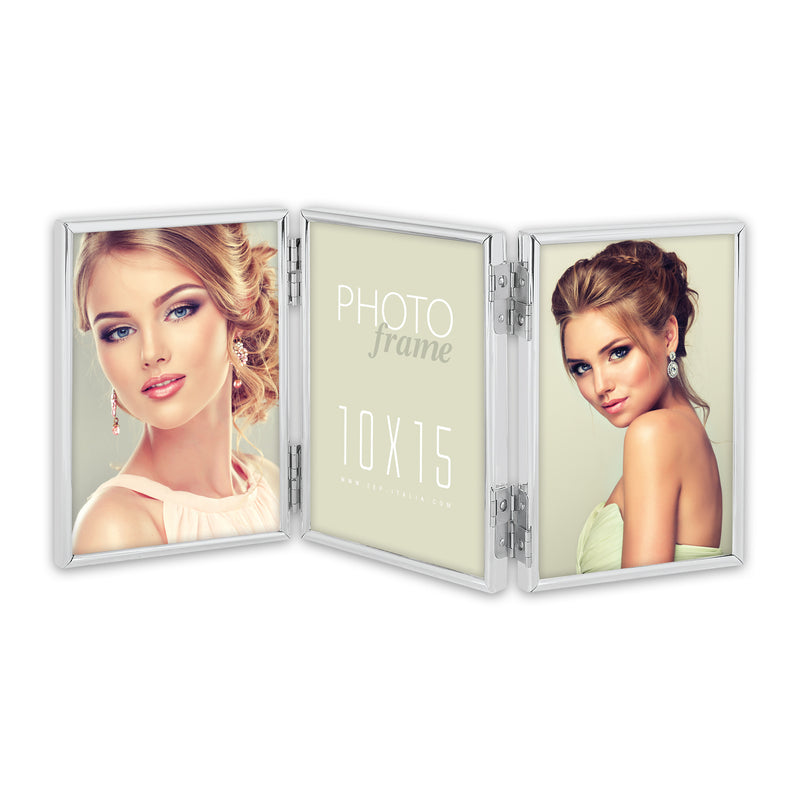 Afbeelding laden in galerijviewer, Zep 120ts01-5r silver frame triple 3x13x18 cm