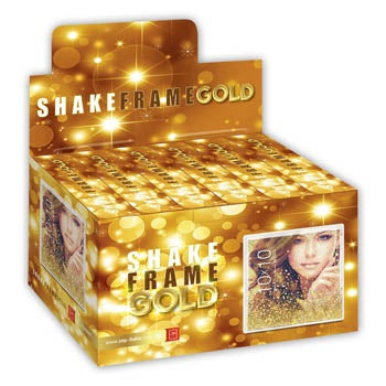 Afbeelding laden in galerijviewer, Zep rb503 shake frame gold 10x10 cm
