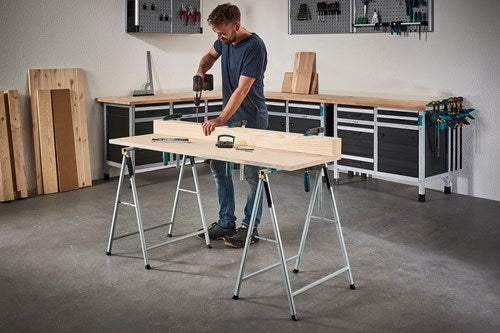 Afbeelding laden in galerijviewer, Wolfcraft draagbok | workstand | 1 stuk - 6905000