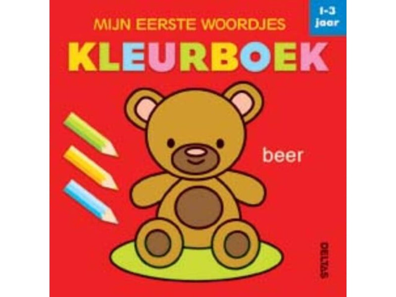 Afbeelding laden in galerijviewer, Deltas mijn eerste woordjes kleurboek