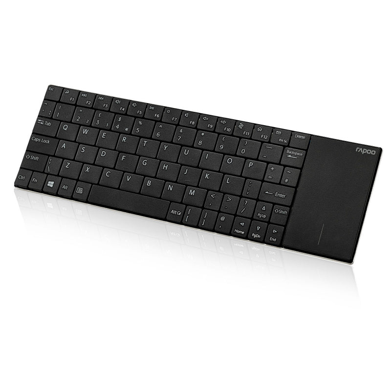Afbeelding laden in galerijviewer, Rapoo toetsenbord touch 2.4gh zwart 2710