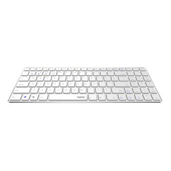 Afbeelding laden in galerijviewer, Rapoo 9300m multimodus draadloze ultraslanke desktop combo set qwerty wit