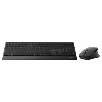 Afbeelding laden in galerijviewer, Rapoo 9500m multi-mode wireless optical combo set ui version black