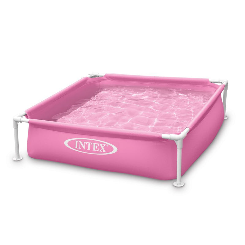 Afbeelding laden in galerijviewer, Intex 57172np wet set collection mini frame pool 122x122 cm roze