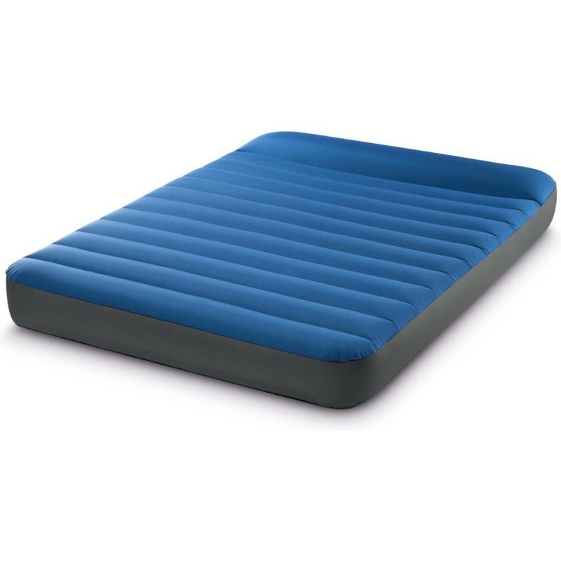 Afbeelding laden in galerijviewer, Intex 64012 truaire twin dura-beam camping mattress met quickfill usb150 luchtpomp 191x137x22 cm