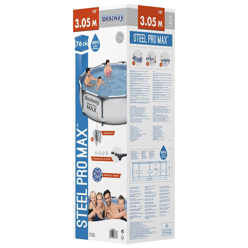 Afbeelding laden in galerijviewer, Bestway zwembadset steel pro max 305x76 cm