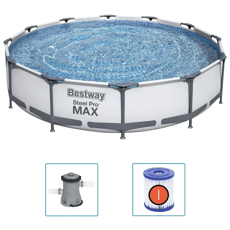 Afbeelding laden in galerijviewer, Bestway steel pro max zwembadset 366x76 cm