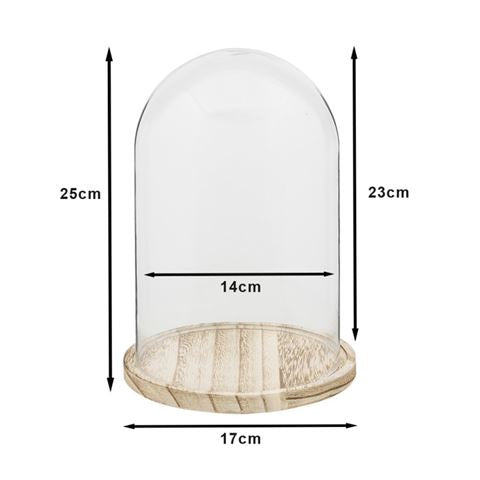 Afbeelding laden in galerijviewer, Clayre eef stolp 6gl2169 transparent 17x25 cm