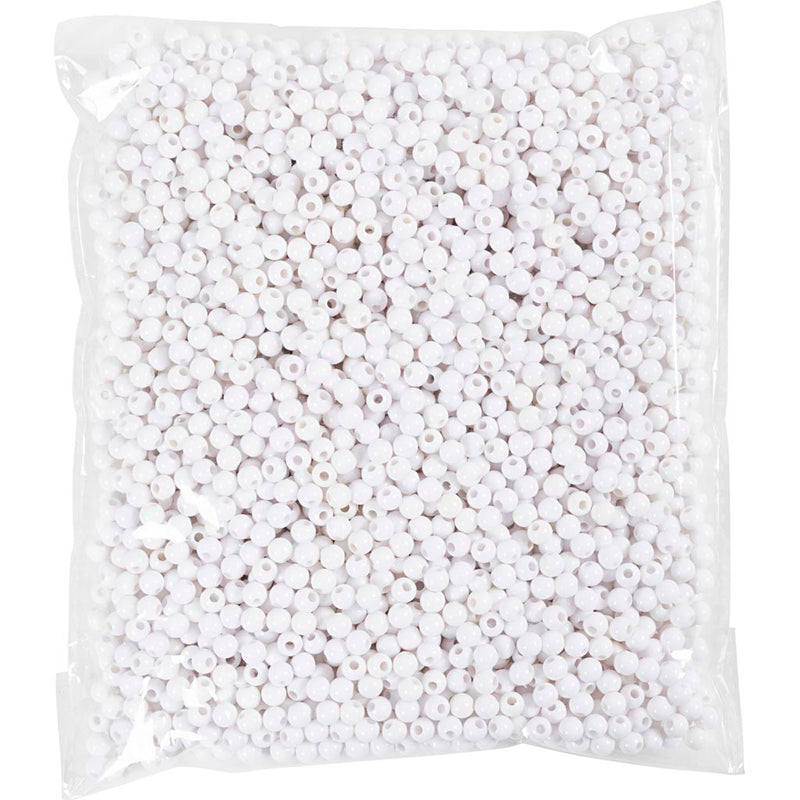 Afbeelding laden in galerijviewer, Https: www.cchobby.nl plastic-kralen-d-6-mm-gatgrootte-1-5-mm-wit-300-gr-1-doos