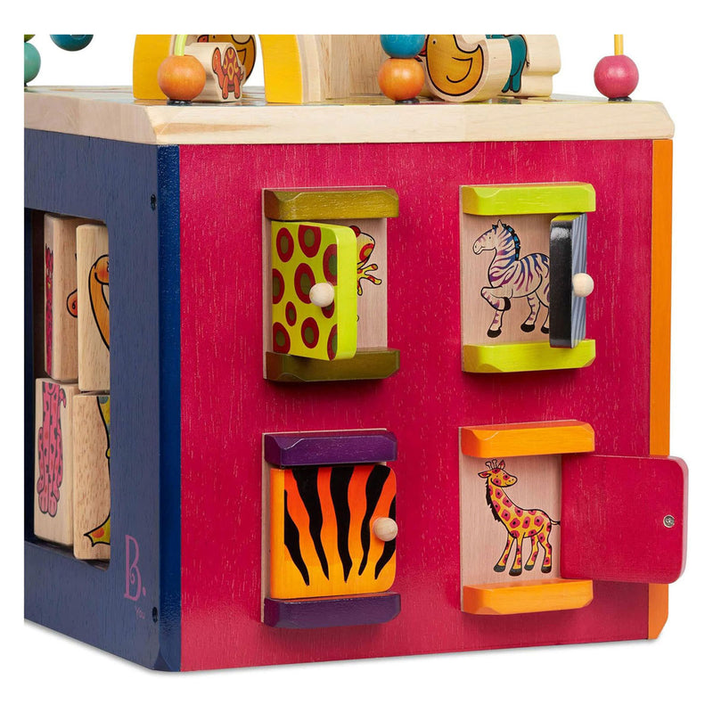 Afbeelding laden in galerijviewer, Zany zoo activiteitenkubus - 35x35x46cm