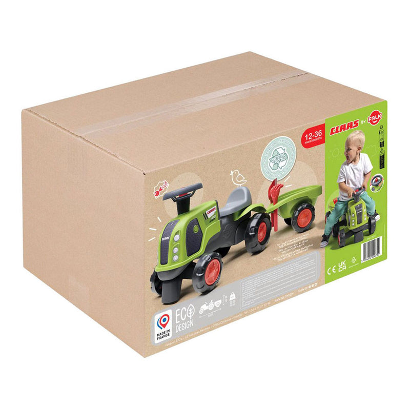 Afbeelding laden in galerijviewer, Claas arion 470 looptractor met trailer