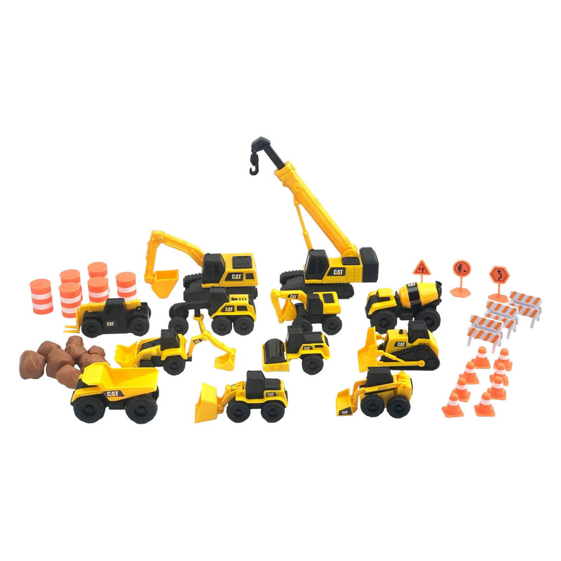 Afbeelding laden in galerijviewer, Cat little machines mega set bouwvoertuigen - 40dlg.