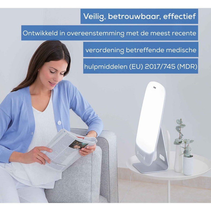 Afbeelding laden in galerijviewer, Beurer Beurer TL95 Lichttherapielamp 10000 Lux 30x37 cm Zilver Wit
