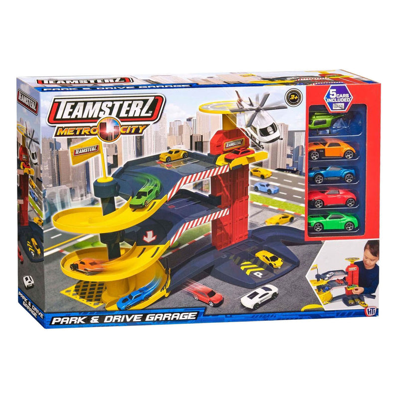 Afbeelding laden in galerijviewer, Ty teamsterz ci park drive garage met 5 auto's