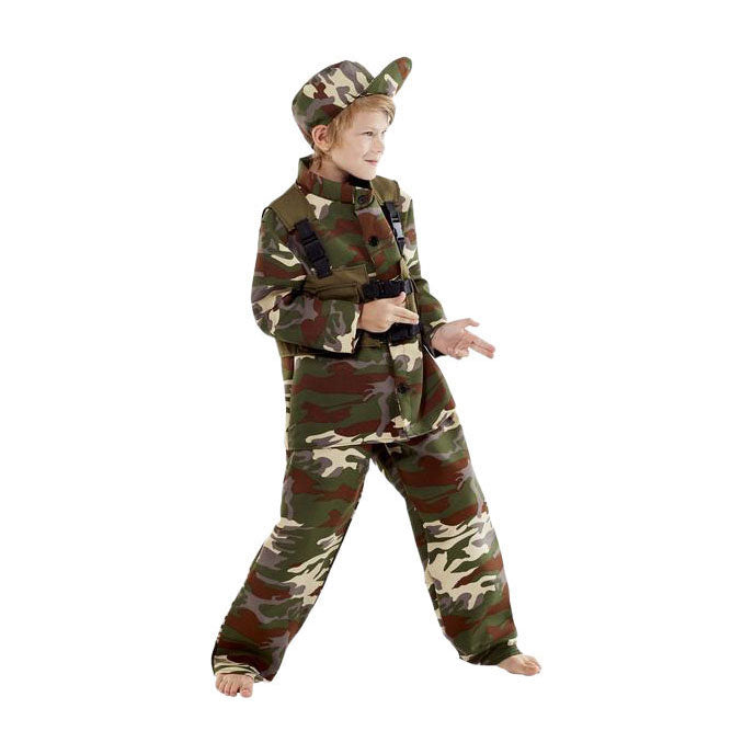Afbeelding laden in galerijviewer, Verkleedpak militair - maat 128