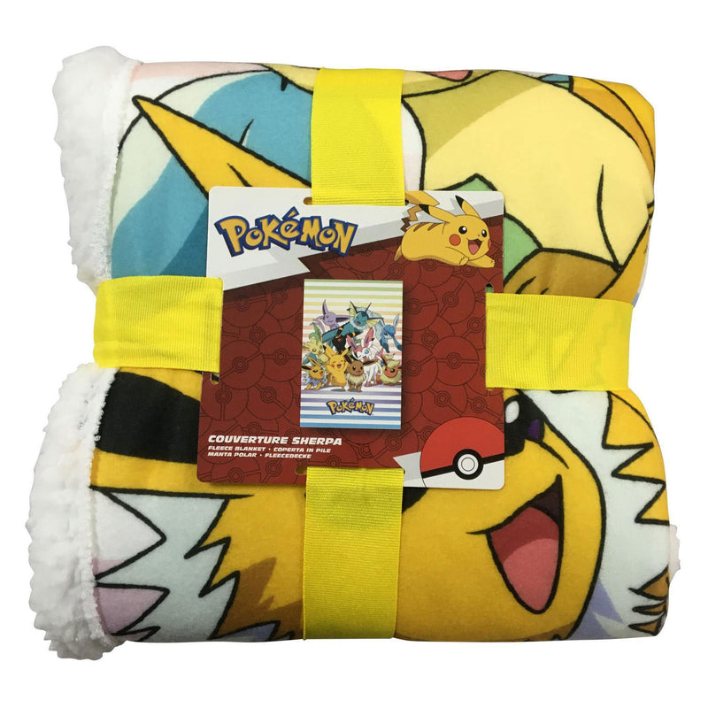 Afbeelding laden in galerijviewer, Pokémon pokemon evolutions fleeceplaid 100x150cm
