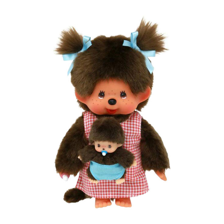 Afbeelding laden in galerijviewer, Bandai monchhichi - mama baby pluche