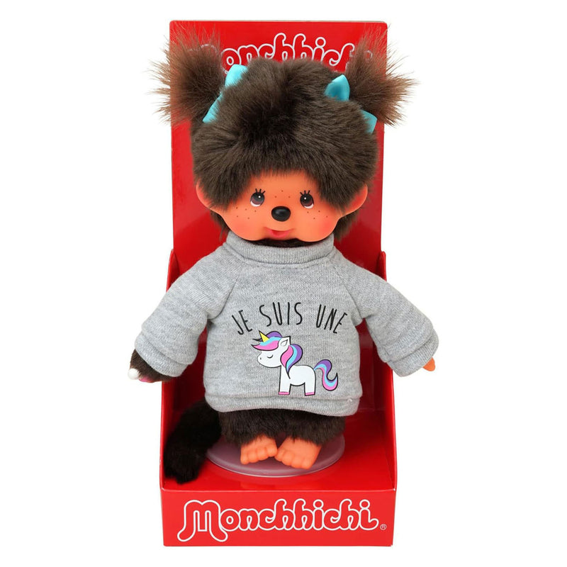 Afbeelding laden in galerijviewer, Bandai monchhichi - unicorn pluche