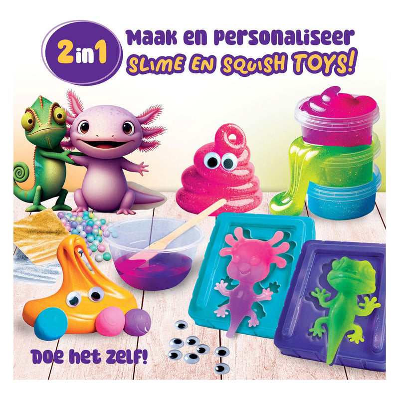 Afbeelding laden in galerijviewer, Ty slumi science squish slime doe-het-zelf kit