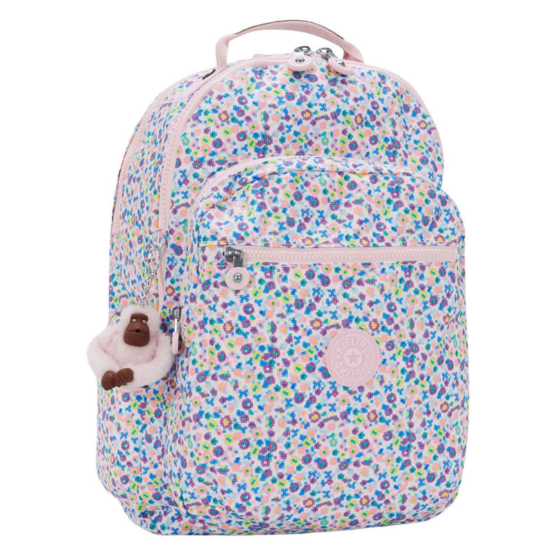 Afbeelding laden in galerijviewer, Kipling seoul laptop rugzak - digi flower print