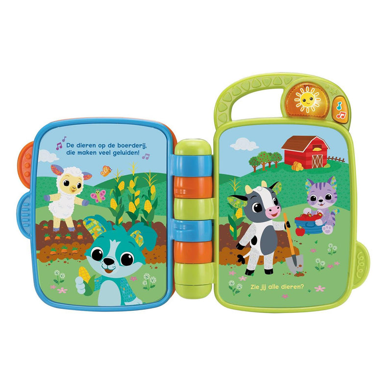 Afbeelding laden in galerijviewer, Vtech dierenvriendjes muziekboek met geluid 15,5x3x5x17,5cm