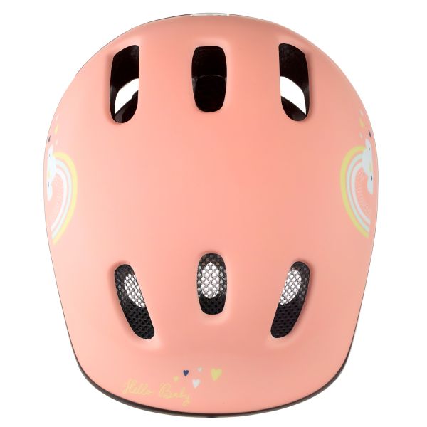 Afbeelding laden in galerijviewer, Polisport baby helm happy rainbow xxs 44-48 cm roze