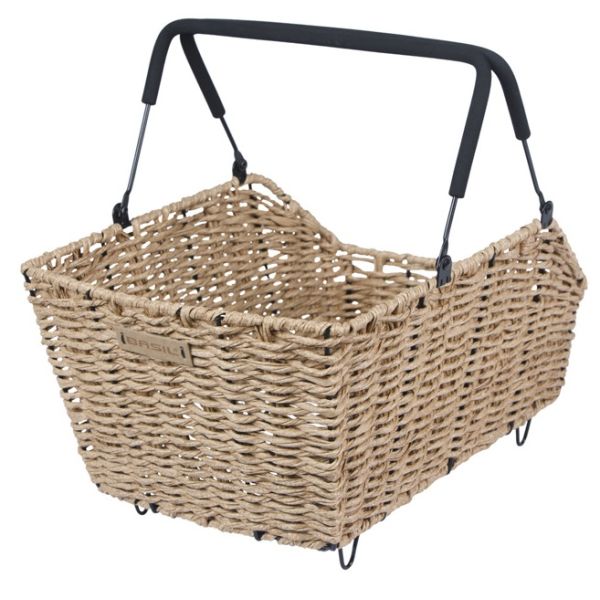 Afbeelding laden in galerijviewer, Basil fietsmand cento rattan look multi system 40 x 25 x 12 cm - seagrass