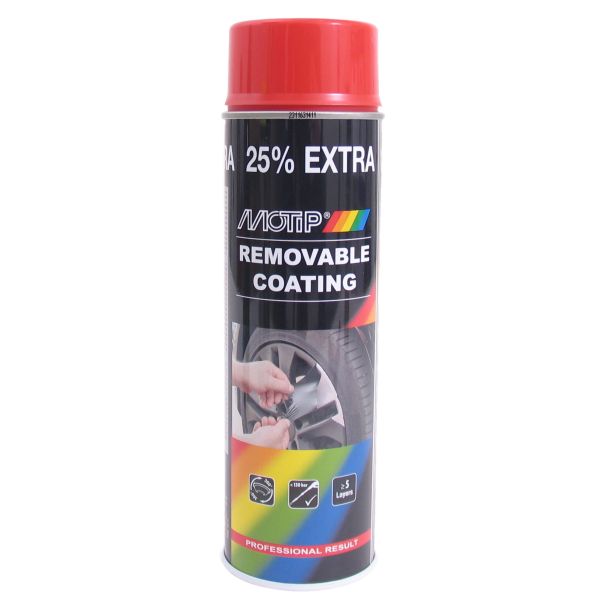 Afbeelding laden in galerijviewer, Motip sprayplast - hoogglans rood (spuitbus á 500 ml)