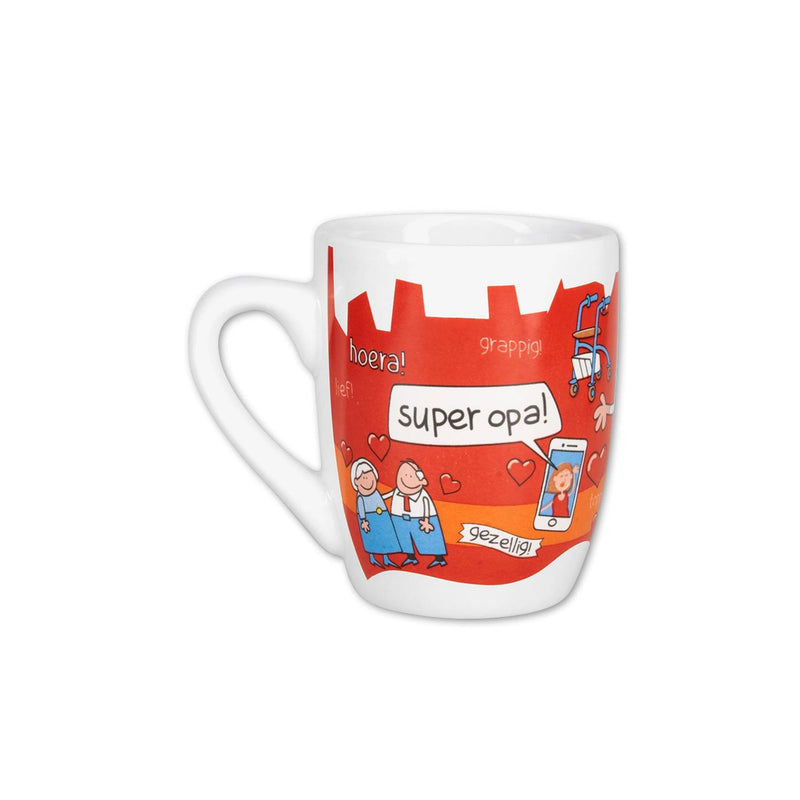 Afbeelding laden in galerijviewer, Paperdreams cartoonmok - opa 2 - keramiek 440ml