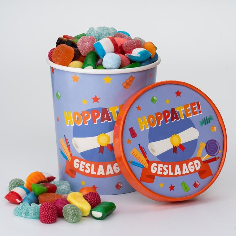 Afbeelding laden in galerijviewer, Paperdreams snoepbeker ø12x14cm - geslaagd school