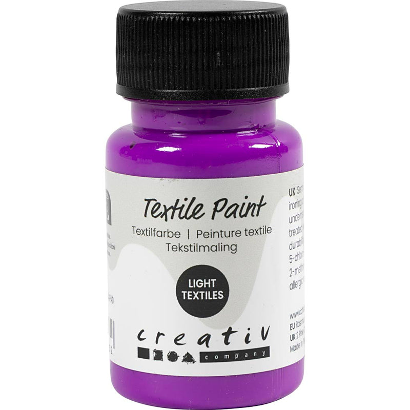 Afbeelding laden in galerijviewer, Https: www.cchobby.nl textielverf-semi-dekkend-neonpaars-50-ml-1-fles