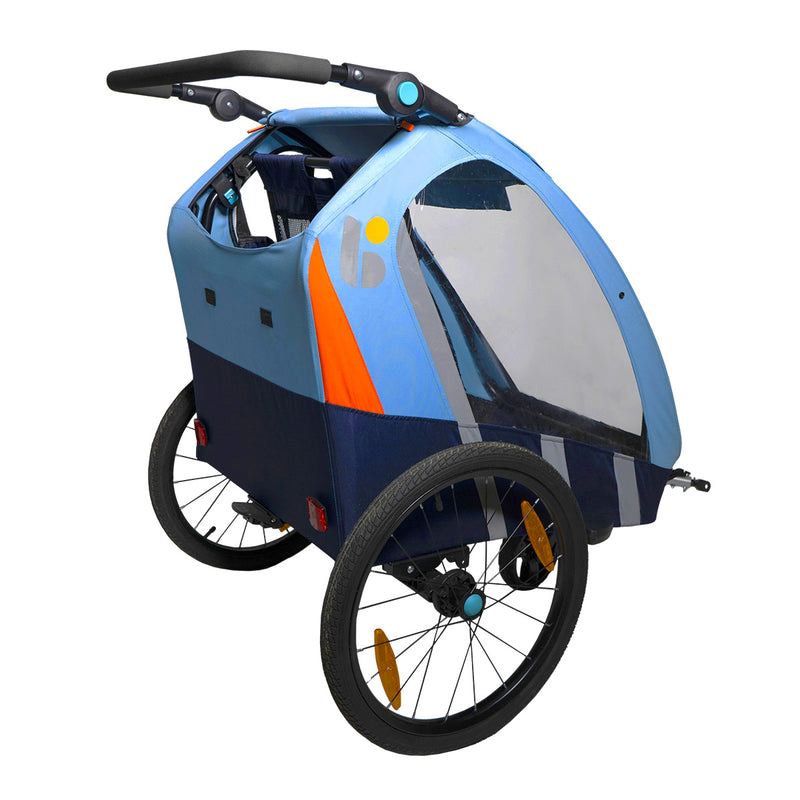 Afbeelding laden in galerijviewer, Bellelli kinder fietskar 2 in 1 trailblazer