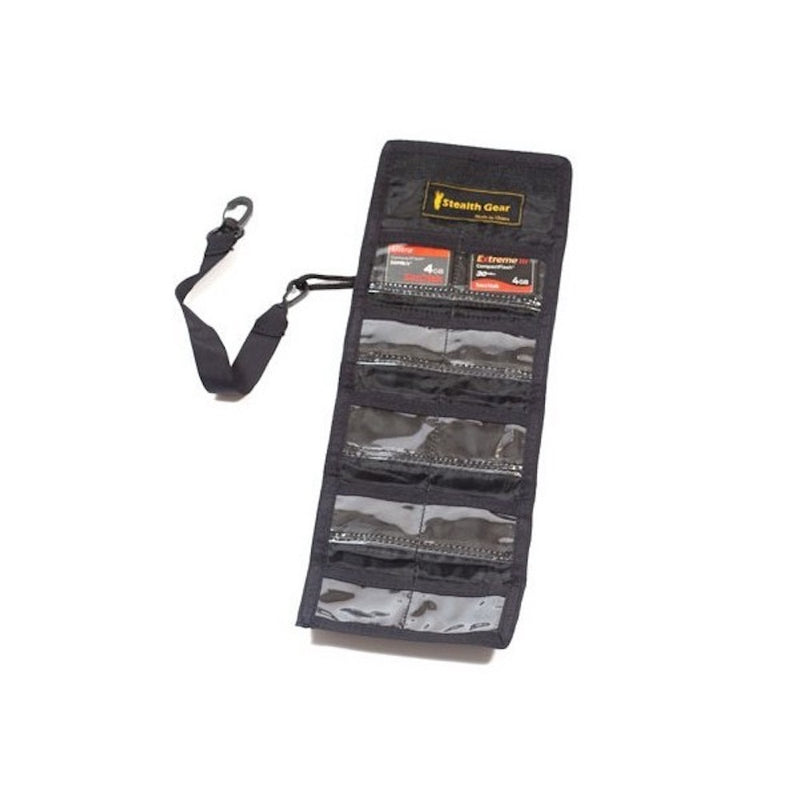 Afbeelding laden in galerijviewer, Stealth gear compact flash card opbergtas charcoal