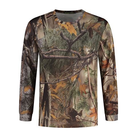 Afbeelding laden in galerijviewer, Stealth gear t-shirt lange mouw camo bosprint maat xl