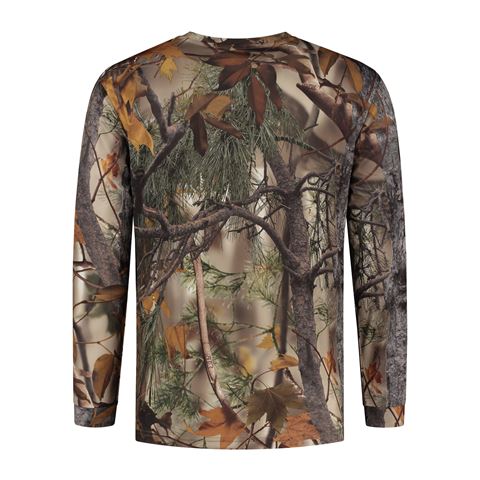 Afbeelding laden in galerijviewer, Stealth gear t-shirt lange mouw camo bosprint maat xl