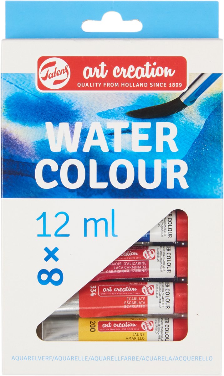 Afbeelding laden in galerijviewer, Talens art creation aquarelverfset 8x12ml