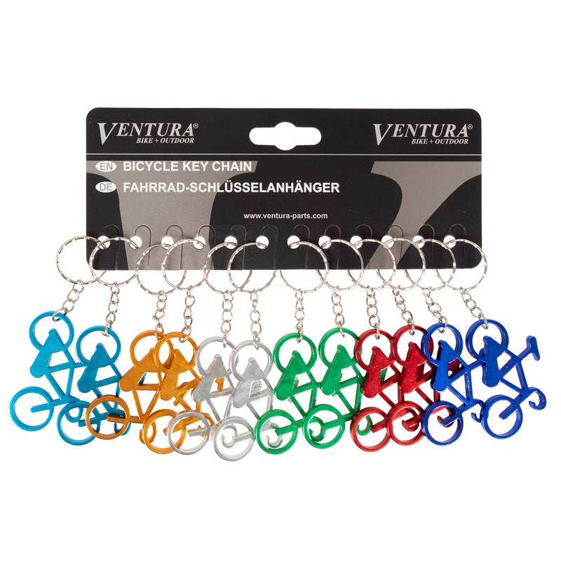 Afbeelding laden in galerijviewer, Mighty sleutelhanger aluminium fiets (12 stuks)