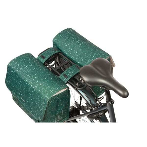 Afbeelding laden in galerijviewer, Basil tas dubbel 18415 flair 35l. groen