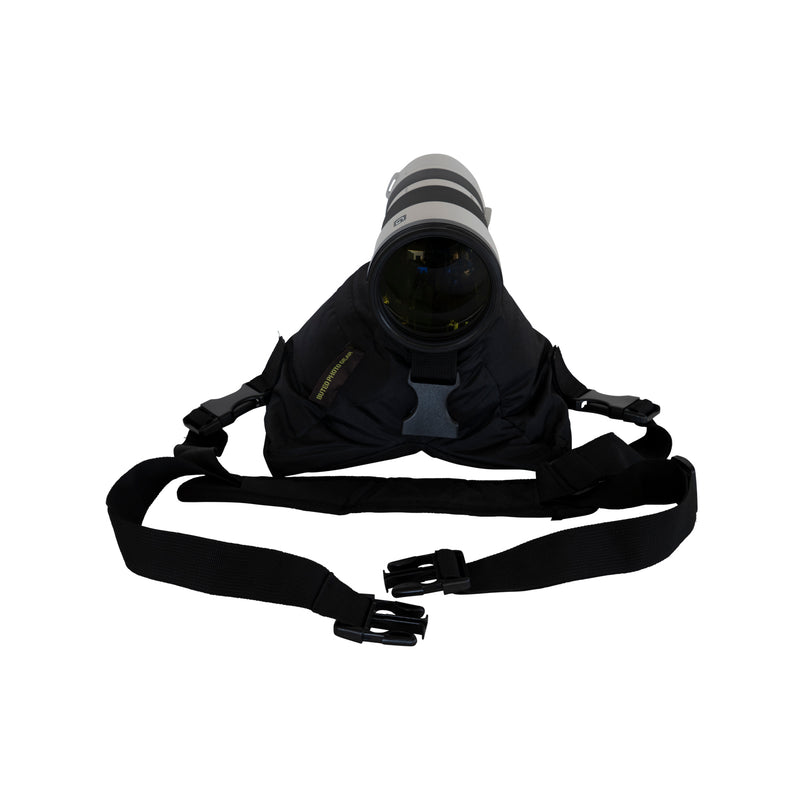 Afbeelding laden in galerijviewer, Buteo photo gear bean bag 1 zadelmodel zwart met draagriem