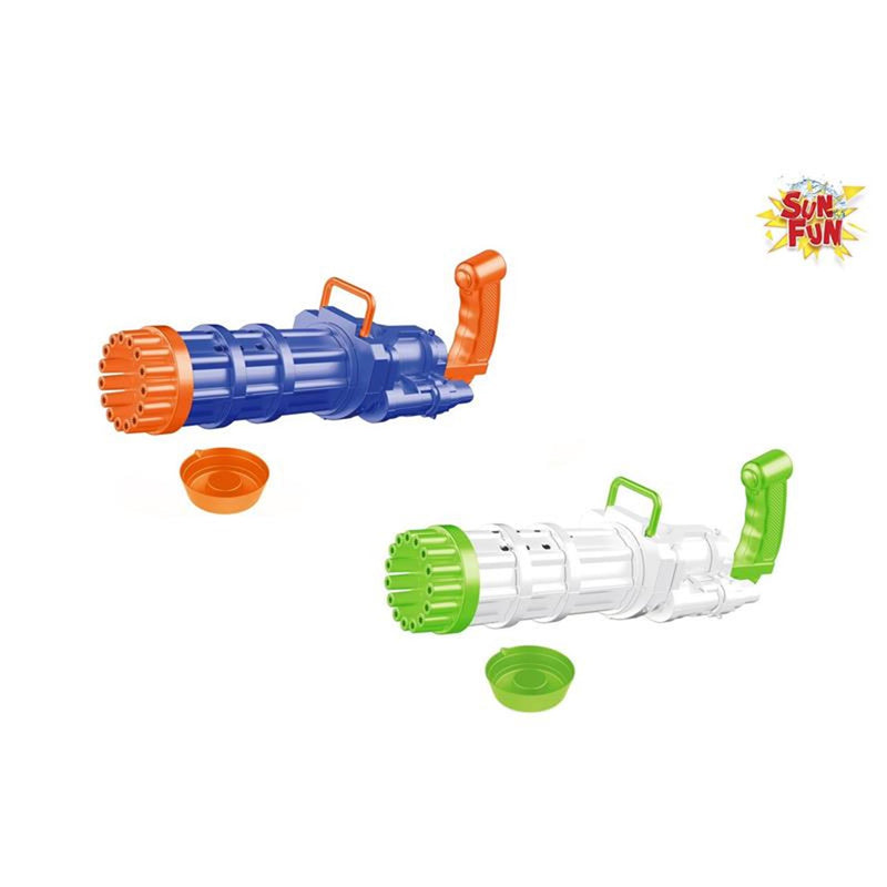 Afbeelding laden in galerijviewer, Sun fun xxl bubble gun - bellenblaas pistool - inclusief sop - groen - bellenblaasmachine - bellenblaas machine
