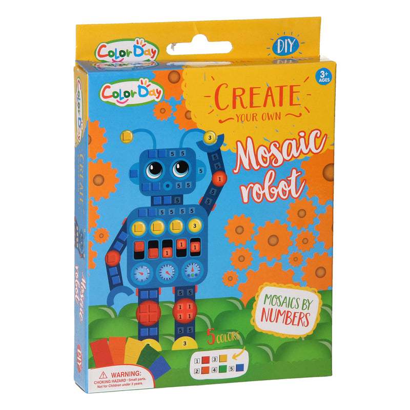 Afbeelding laden in galerijviewer, Maak je eigen mozaiek robot