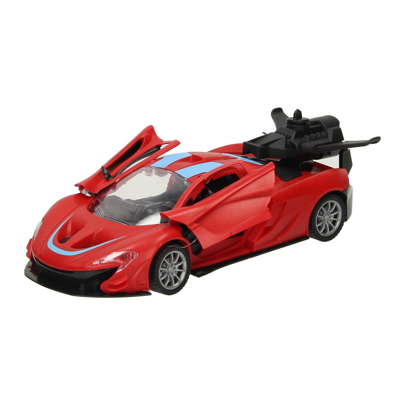 Afbeelding laden in galerijviewer, Lobbes speelgoed bv rc sportwagen met stoomfunctie rood