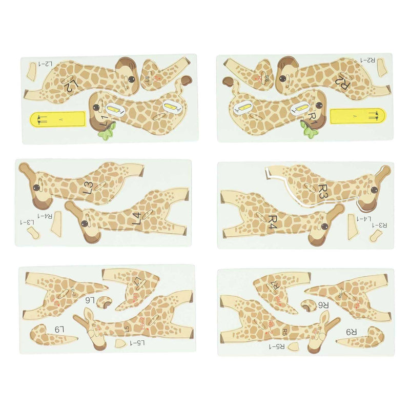 Afbeelding laden in galerijviewer, Lobbes 3d puzzel giraffe, 30st.