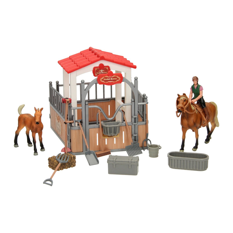 Afbeelding laden in galerijviewer, Lobbes paarden manege speelset