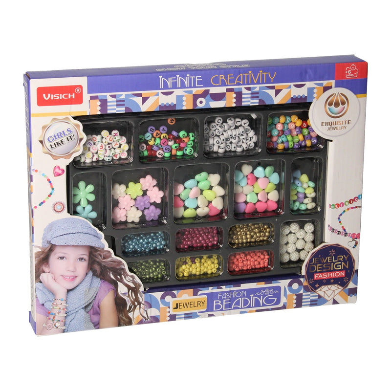 Afbeelding laden in galerijviewer, Sieraden maken kralenset pastel metallic