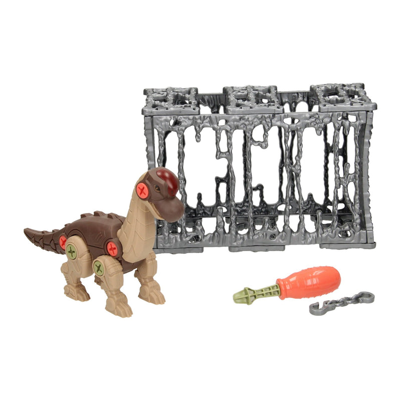 Afbeelding laden in galerijviewer, Schroef dino in kooi