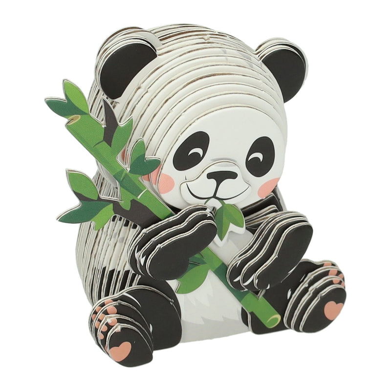 Afbeelding laden in galerijviewer, Diy 3d model puzzel - panda