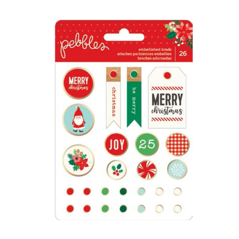 Afbeelding laden in galerijviewer, Pebbles • cozy bright decorative brads 6